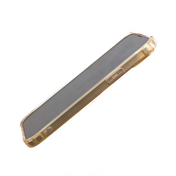 iPhone 14 Cover Kortholder Stødsikkert Gul