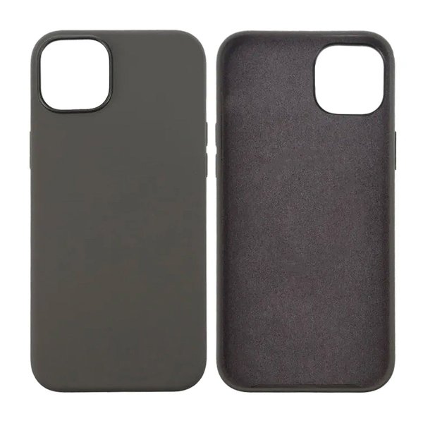 Rvelon iPhone 15 Cover Silikone Grå