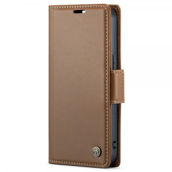 CaseMe iPhone 15 Plus Etui 023-serie Brun