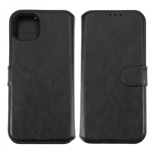 Rvelon iPhone 15 Plus Cover Magnetisk Aftageligt Etui Sort