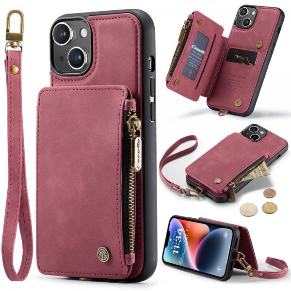 CaseMe iPhone 15 Plus Cover C20 Series Rød
