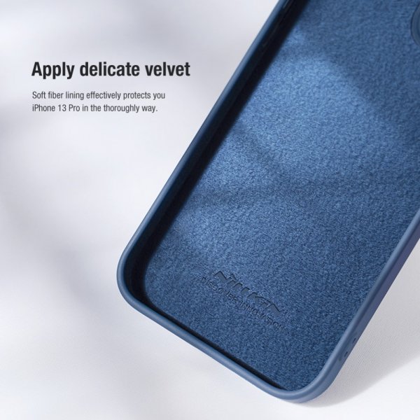 Nillkin iPhone 15 Plus Cover CamShield Silky Blå