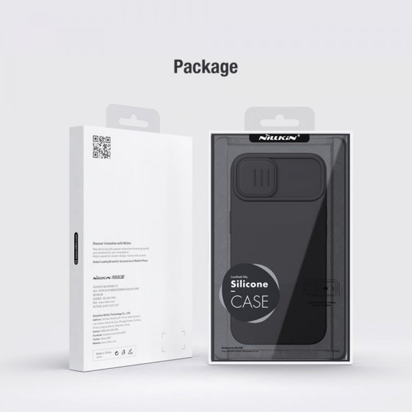 Nillkin iPhone 15 Plus Cover CamShield Silky Blå