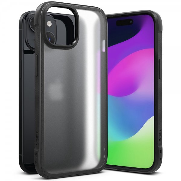 Ringke iPhone 15 Plus Cover Fusion Bold Mat Sort