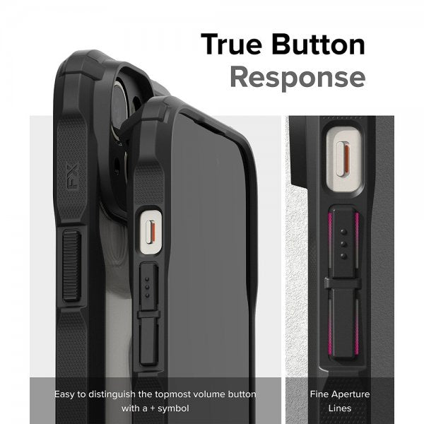 Ringke iPhone 15 Plus Cover Fusion X Sort