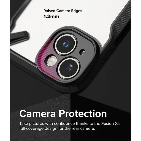 Ringke iPhone 15 Plus Cover Fusion X Sort
