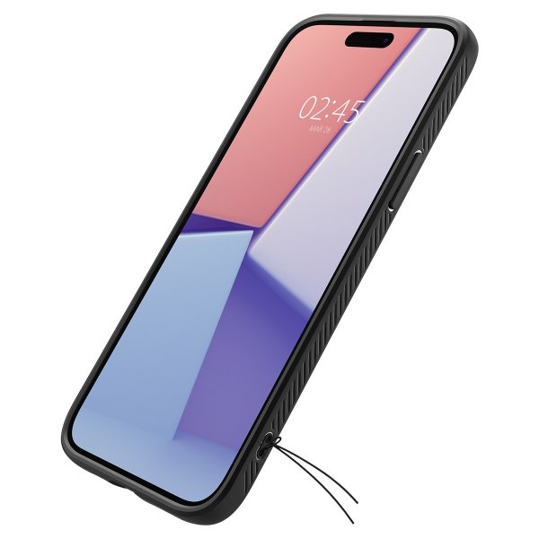 Spigen iPhone 15 Plus Cover Liquid Air Mat Sort