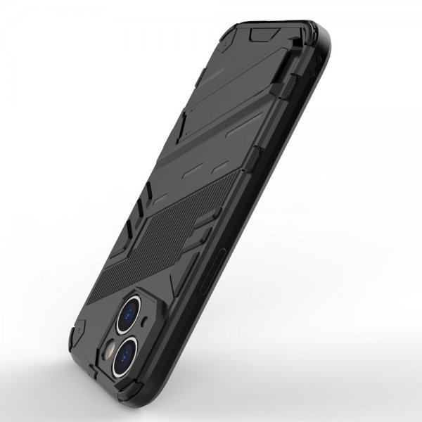 iPhone 15 Plus Cover med Stativ Sort