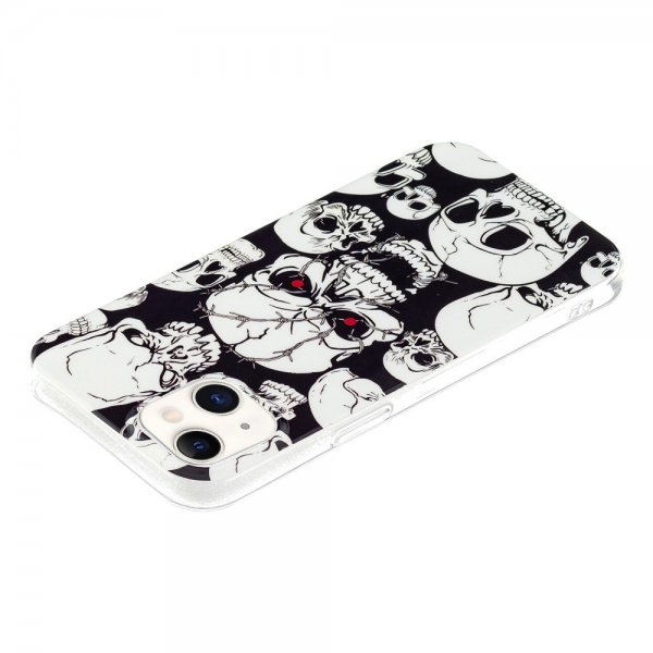 iPhone 15 Plus Cover Motiv Dødningehoveder