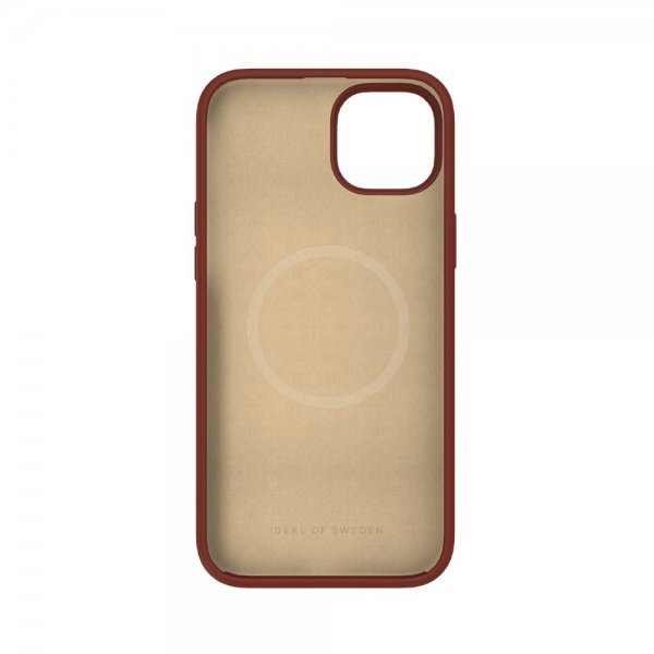 Ideal of Sweden iPhone 15 Plus Cover Silicone Case MagSafe Dark Amber