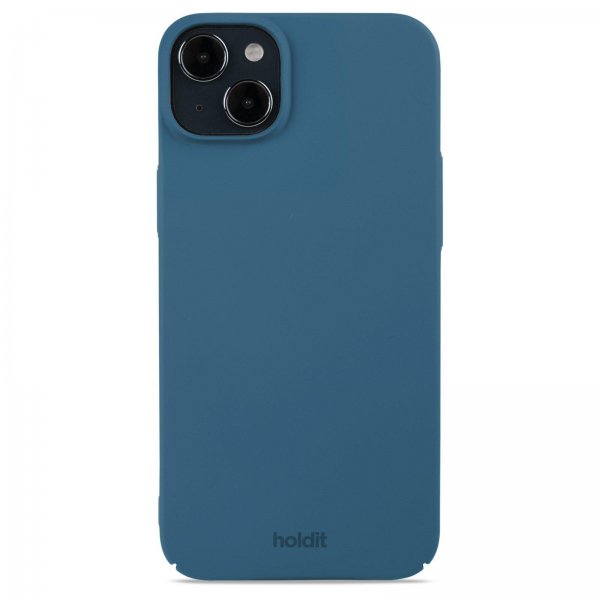 Holdit iPhone 15 Plus Cover Slim Case Denim Blue