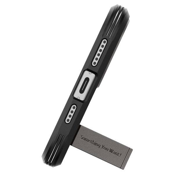 Spigen iPhone 15 Plus Cover Tough Armor MagFit Gunmetal