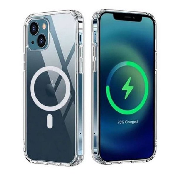 Rvelon iPhone 15 Plus Cover TPU MagSafe Transparent