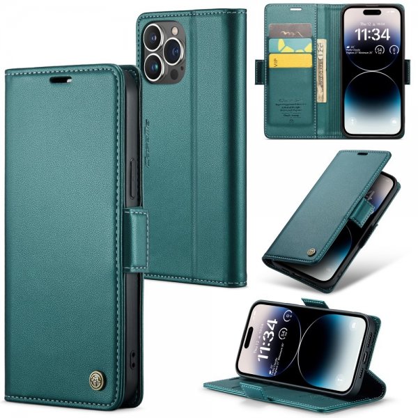 CaseMe iPhone 15 Pro Cover 023-serie Grøn
