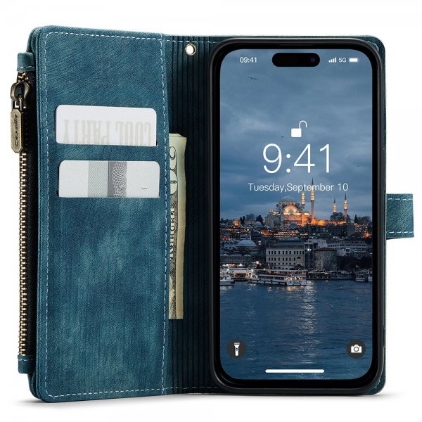 CaseMe iPhone 15 Pro Cover C30 Series Petrol