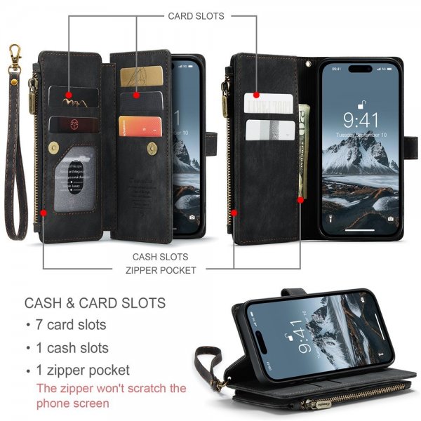 CaseMe iPhone 15 Pro Cover C30 Series Sort