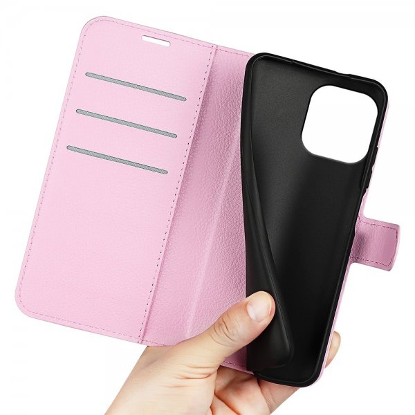 iPhone 15 Pro Cover Litchi Pink