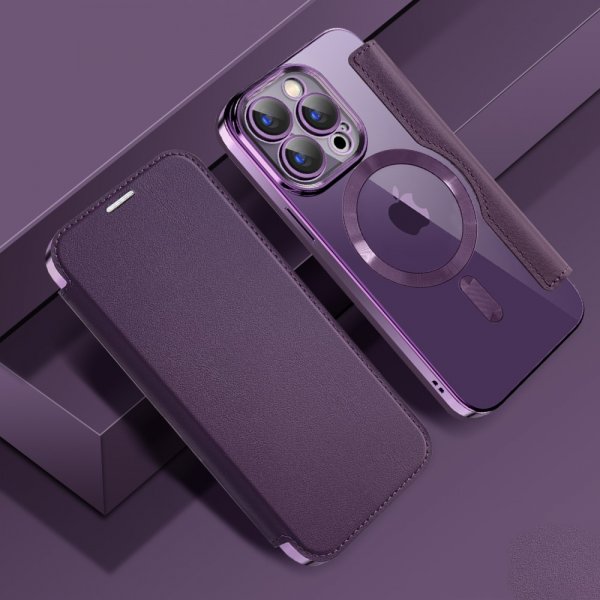 iPhone 15 Pro Cover MagSafe Lilla