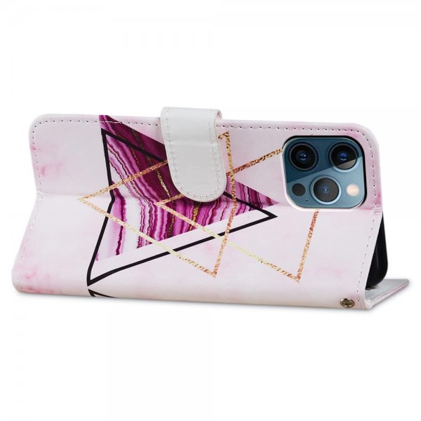 iPhone 15 Pro Cover Motiv Trekanter Marmor