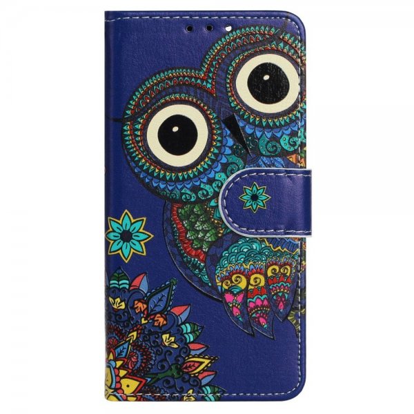 iPhone 15 Pro Cover Motiv Ugle Mandala