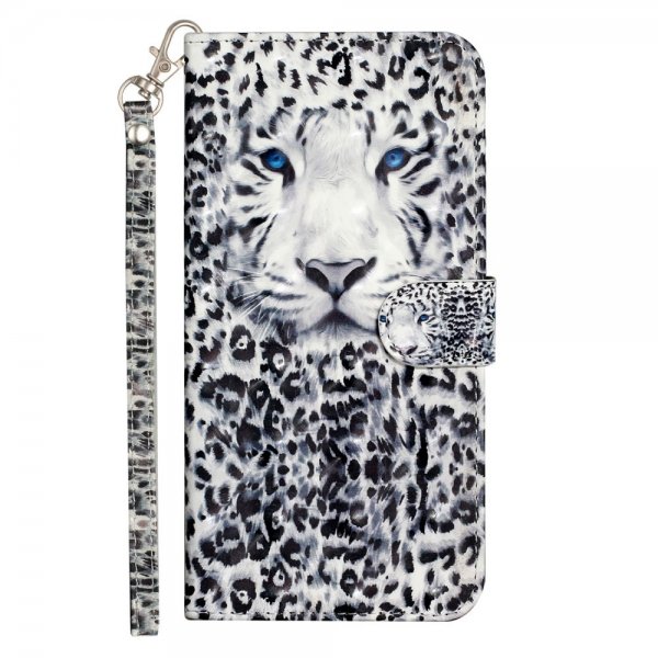 iPhone 15 Pro Cover Motiv Hvid Tiger
