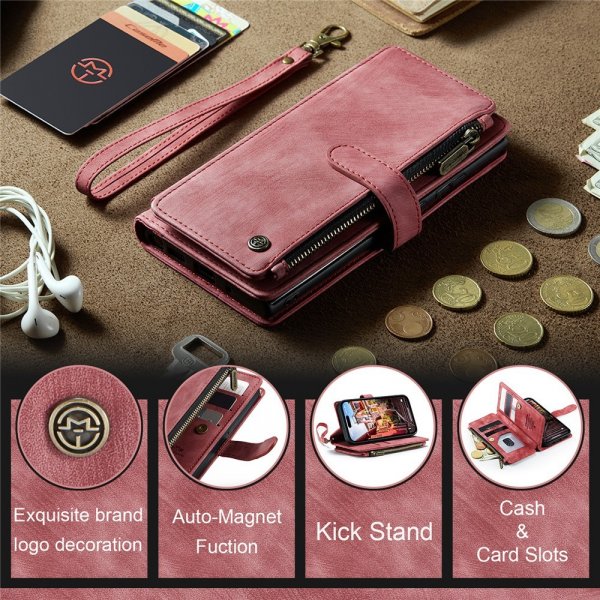 CaseMe iPhone 15 Pro Max Cover C30-serien Rød