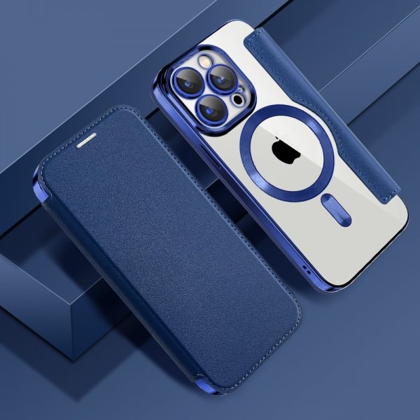 iPhone 15 Pro Max Cover MagSafe Blå