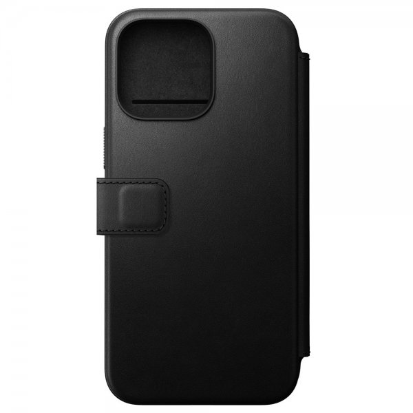 Nomad iPhone 15 Pro Max Cover Modern Læder Folio Sort