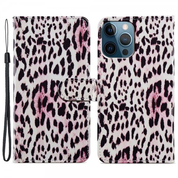 iPhone 15 Pro Max Cover Leopardmønster