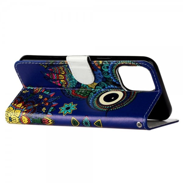 iPhone 15 Pro Max Cover Motiv Ugle Mandala