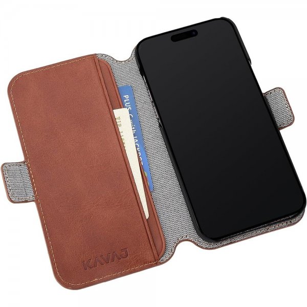 KAVAJ iPhone 15 Pro Max Cover Phoenix Brun