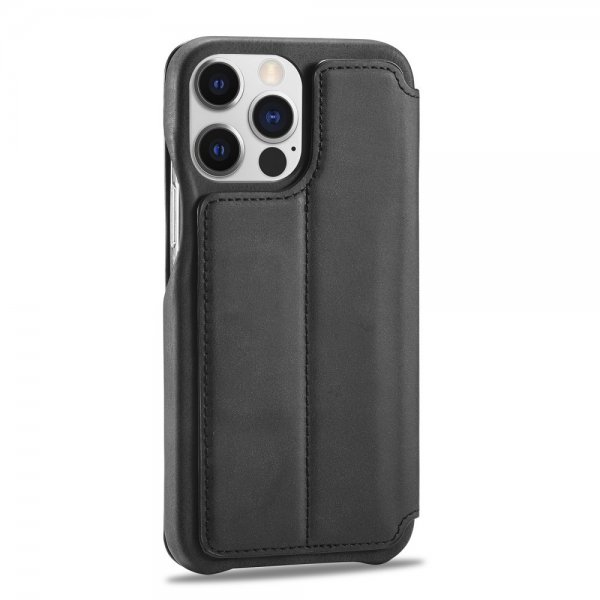 Lc.Imeeke iPhone 15 Pro Max Etui Retro Sort