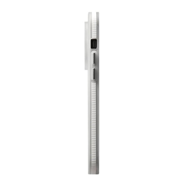Rvelon iPhone 15 Pro Max Cover Bølget MagSafe Hvid