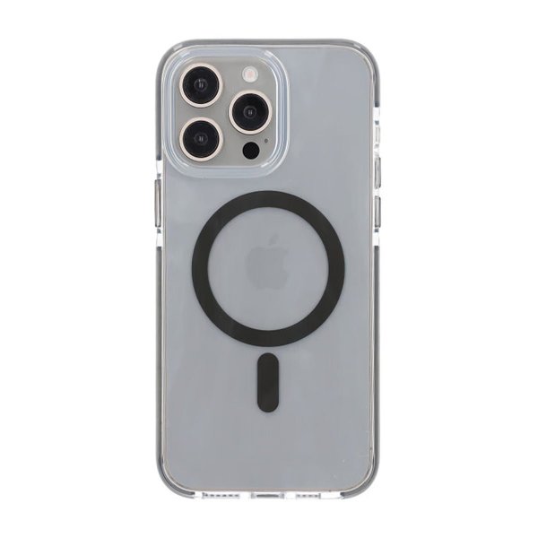 iPhone 15 Pro Max Cover Stødsikker MagSafe Grå