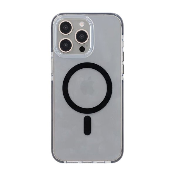 iPhone 15 Pro Max Cover Stødsikkert MagSafe Sort