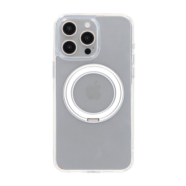 iPhone 15 Pro Max Cover Roterbart MagSafe Stativ Transparent
