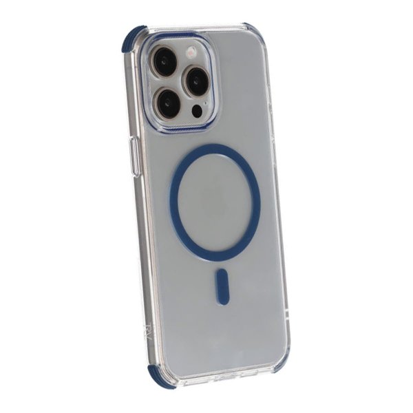 Rvelon iPhone 15 Pro Max Cover Forstærkede Hjørner Blå
