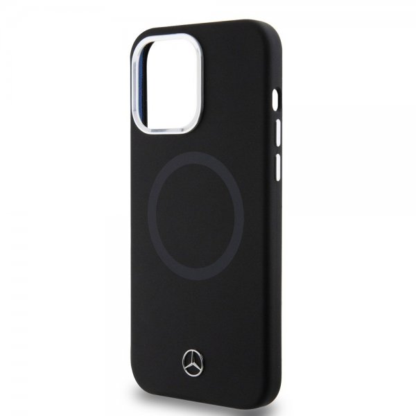 Mercedes Benz iPhone 15 Pro Max Cover Bicolor MagSafe Sort