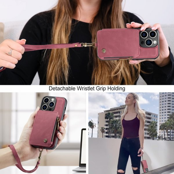 CaseMe iPhone 15 Pro Max Cover C20 Series Rød