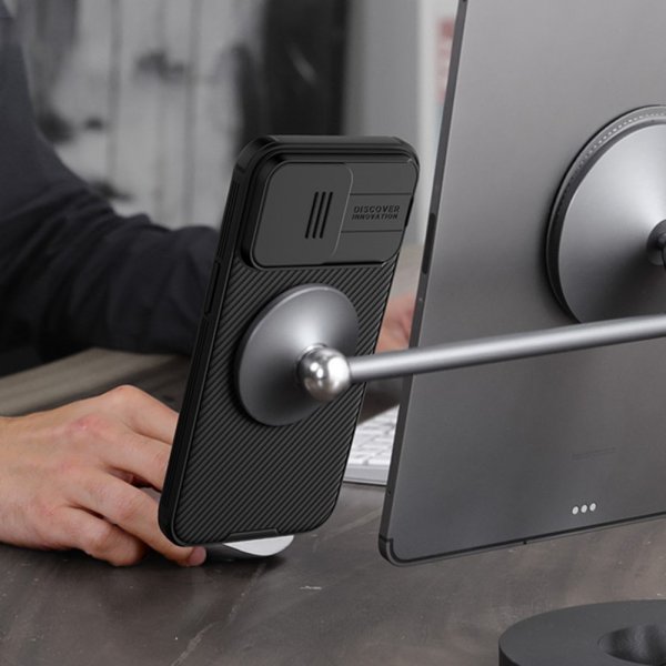 Nillkin iPhone 15 Pro Max Cover CamShield MagSafe Blå