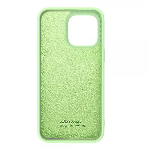 Nillkin iPhone 15 Pro Max Cover CamShield Silky MagSafe Lysegrøn
