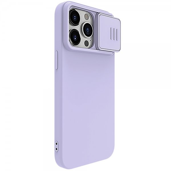 Nillkin iPhone 15 Pro Max Cover CamShield Silky MagSafe Lilla