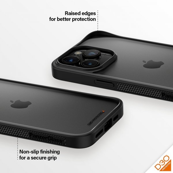 PanzerGlass iPhone 15 Pro Max Cover ClearCase D3O Sort