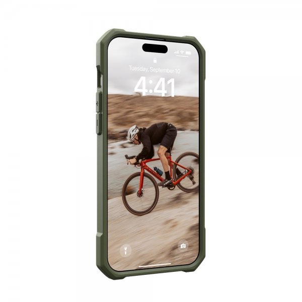 Urban Armor Gear (UAG) iPhone 15 Pro Max Cover Essential Armor MagSafe Olive Drab