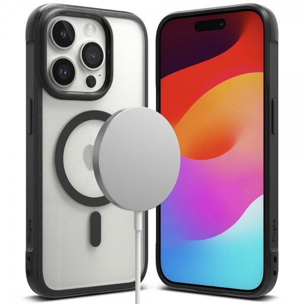 Ringke iPhone 15 Pro Max Cover Fusion Bold Magnetic Mat Sort