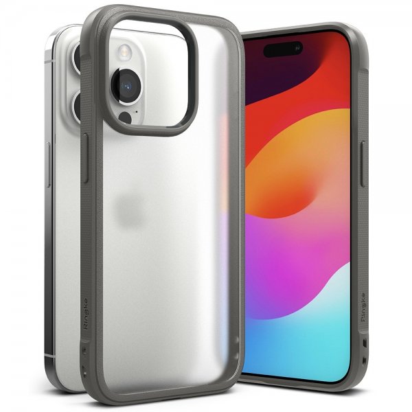 Ringke iPhone 15 Pro Max Cover Fusion Bold Matgrå