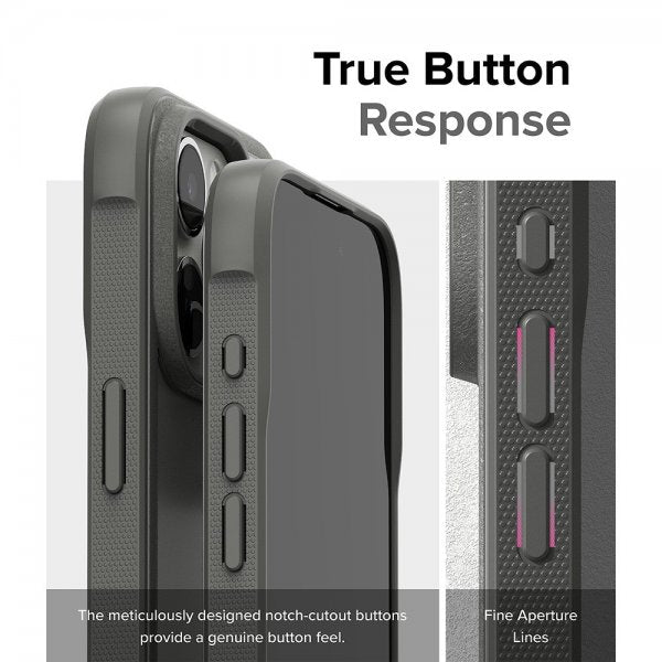 Ringke iPhone 15 Pro Max Cover Fusion Bold Matgrå