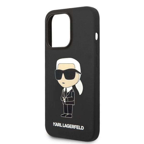Karl Lagerfeld iPhone 15 Pro Max Cover Ikonik NFT Sort