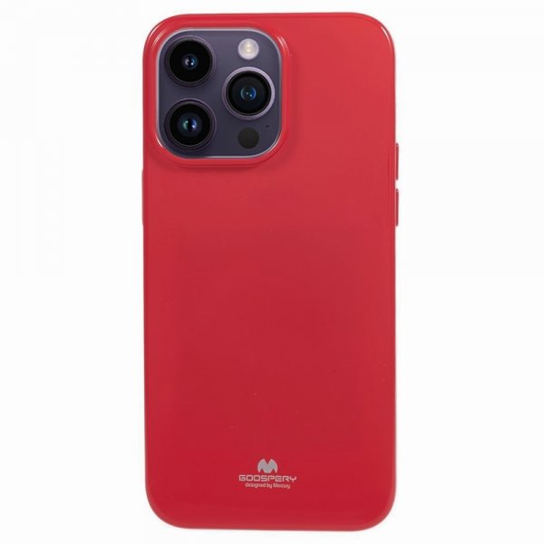 Mercury iPhone 15 Pro Max Cover Jelly Glitter Magenta