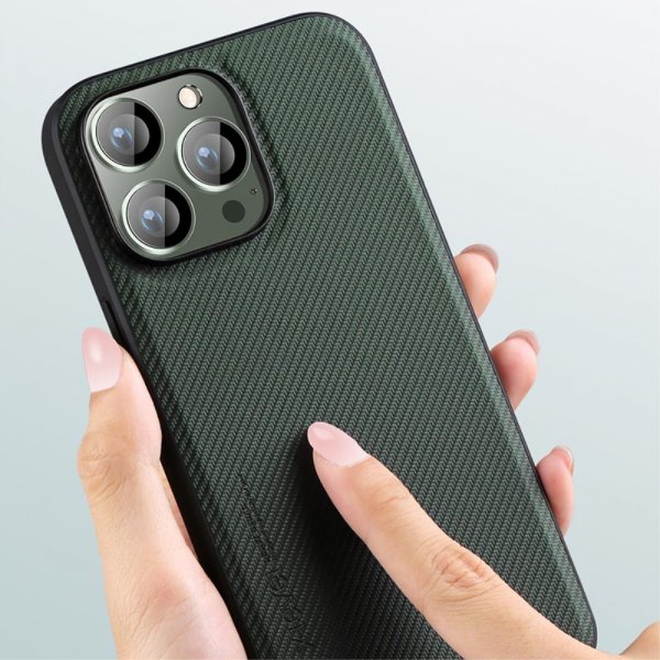 X-Level iPhone 15 Pro Max Cover Kevlar II Series Sort